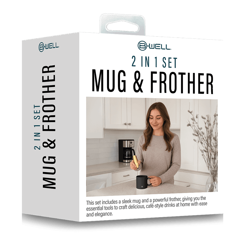 2in1 Mug/Frother Set