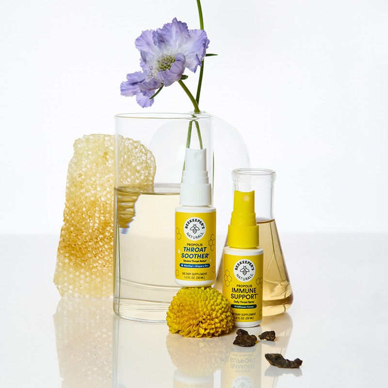 Bundle of Propolis Immune Support Spray + Propolis Throat Soother Spray