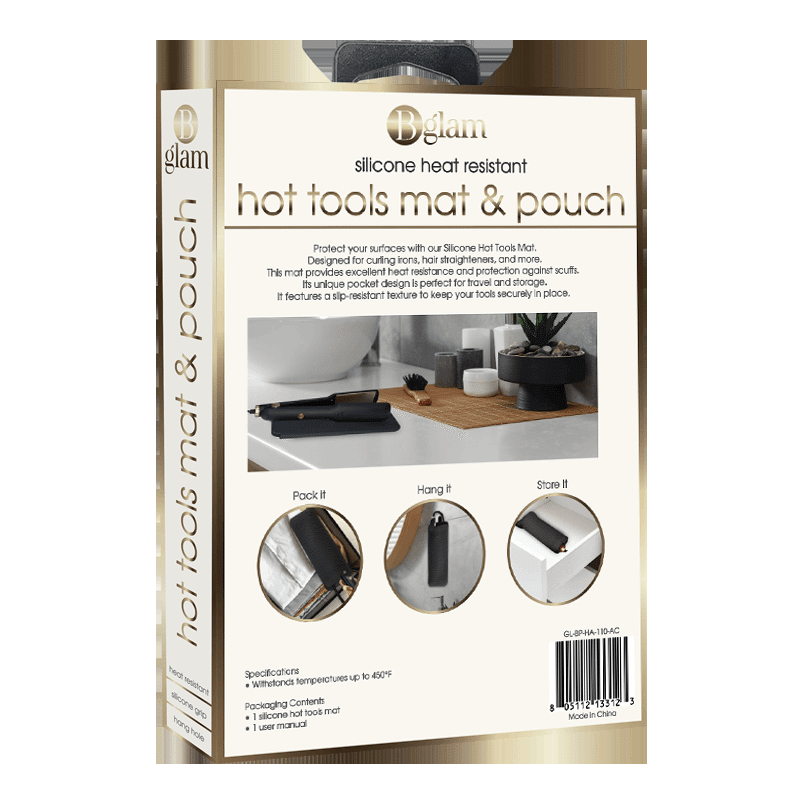 2pc Hot Tools Travel Mat & Pouch Set