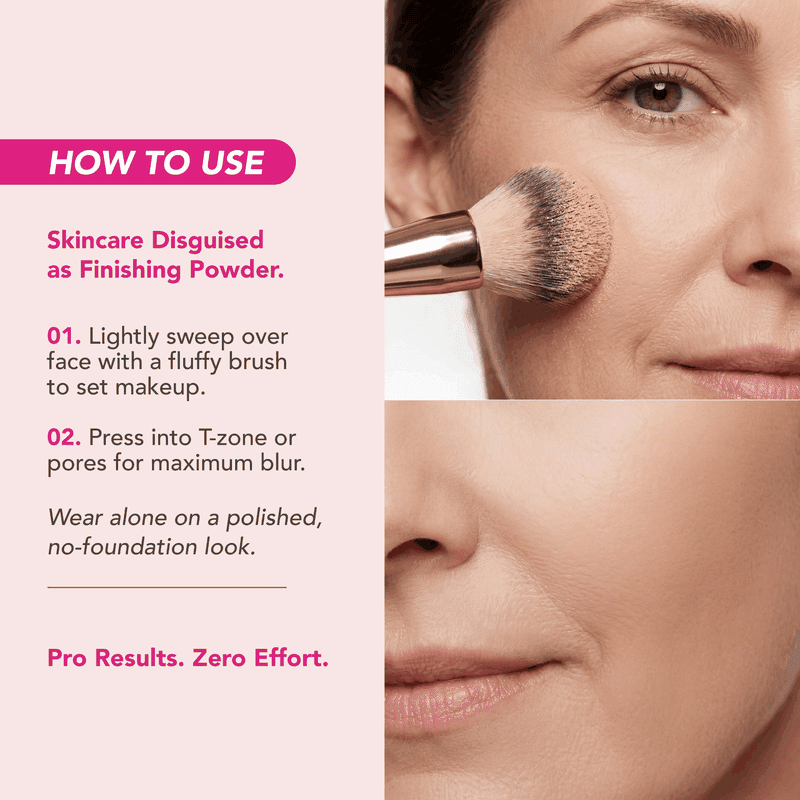 Doll Skin Blur & Smooth Talc-Free C.C. Powder with Brush