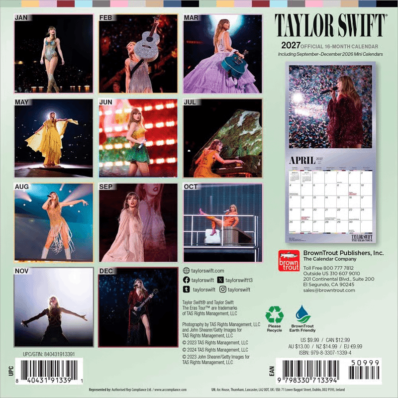Taylor Swift 2027 Mini 7x7