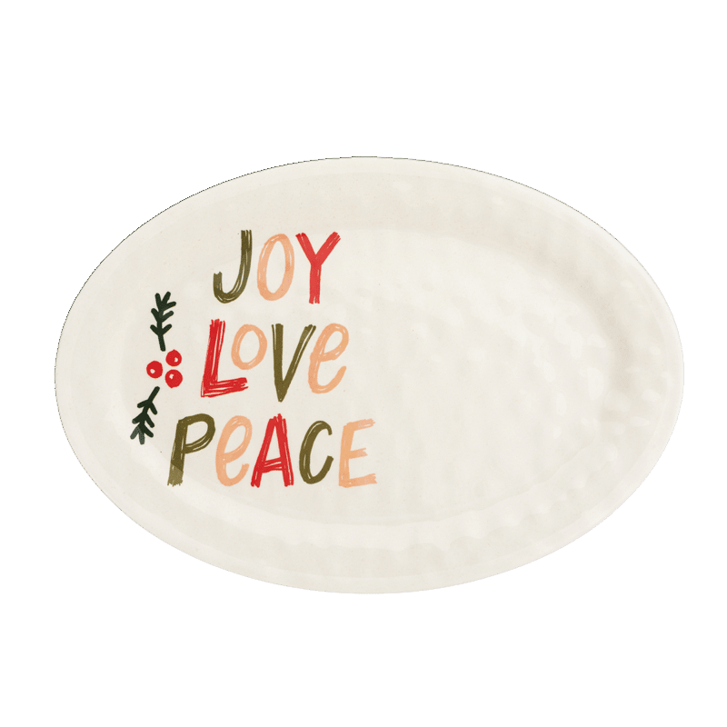Joy Bamboo Large Melamine Oval Platter