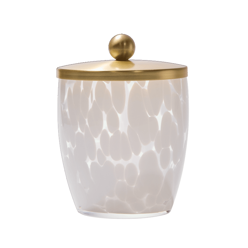 Set of 2 Hythe Glass Bath Jar w/ Lid
