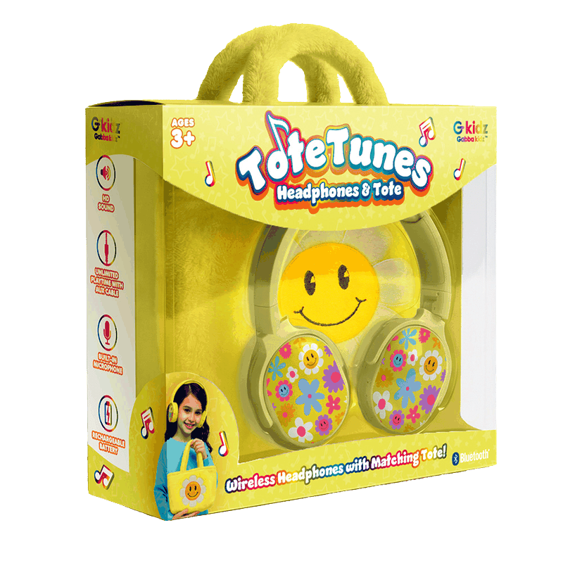 Kids Wireless Heaphones with Tote Bag