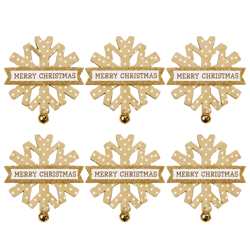 Christmas 3D Gift Trim (6 Pack)