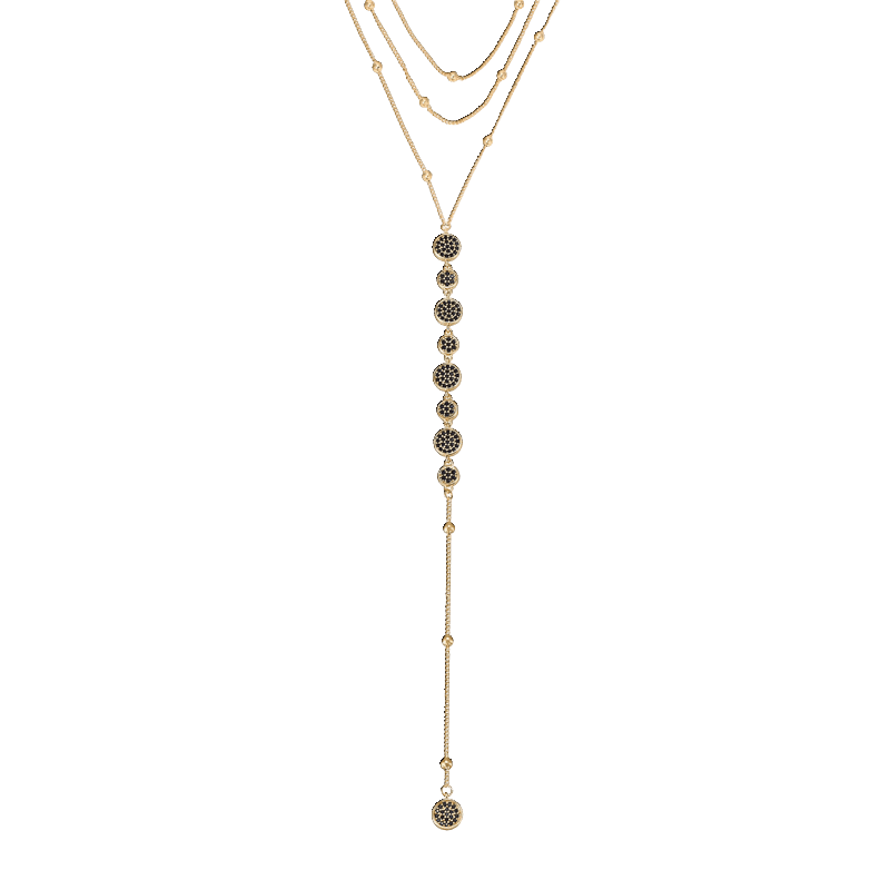 Bali Dreams Crystal Lariat Necklace