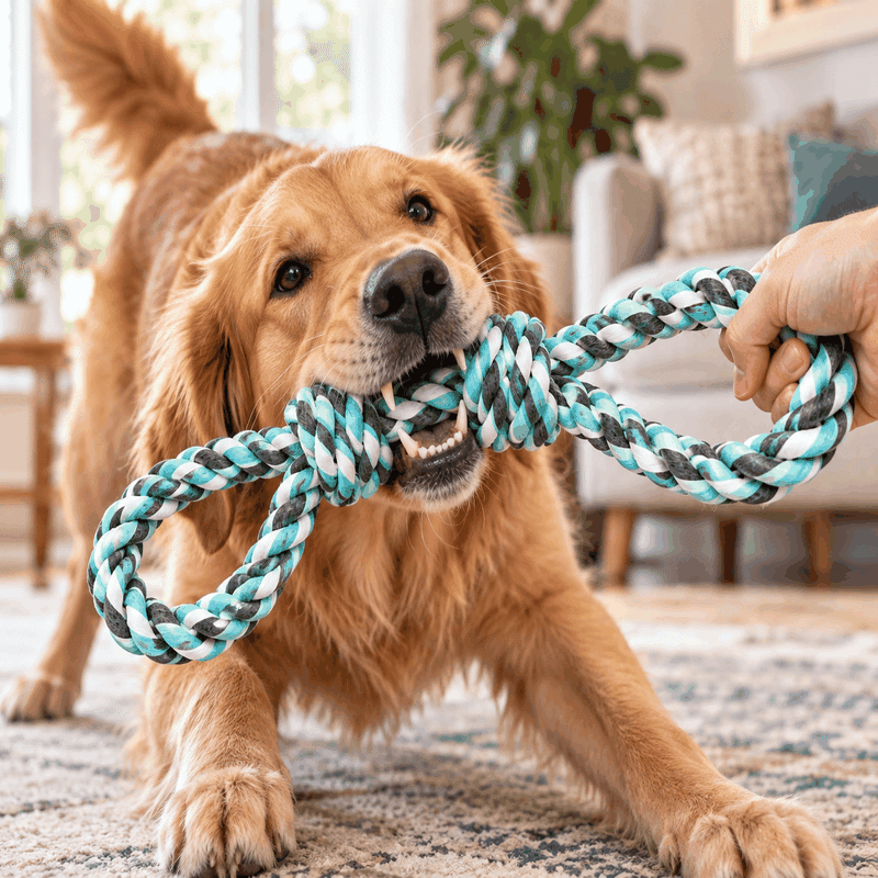Tug N' Play Knotted Rope Dog Toy (2 Pack)