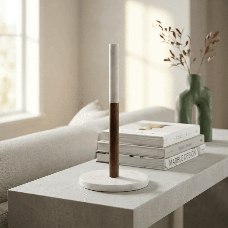 Marble Paper Tower Holder