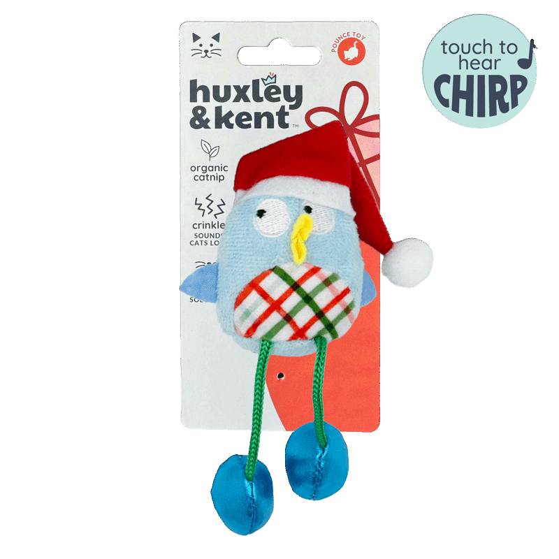 Holiday Bird Chirpy Cat Toy