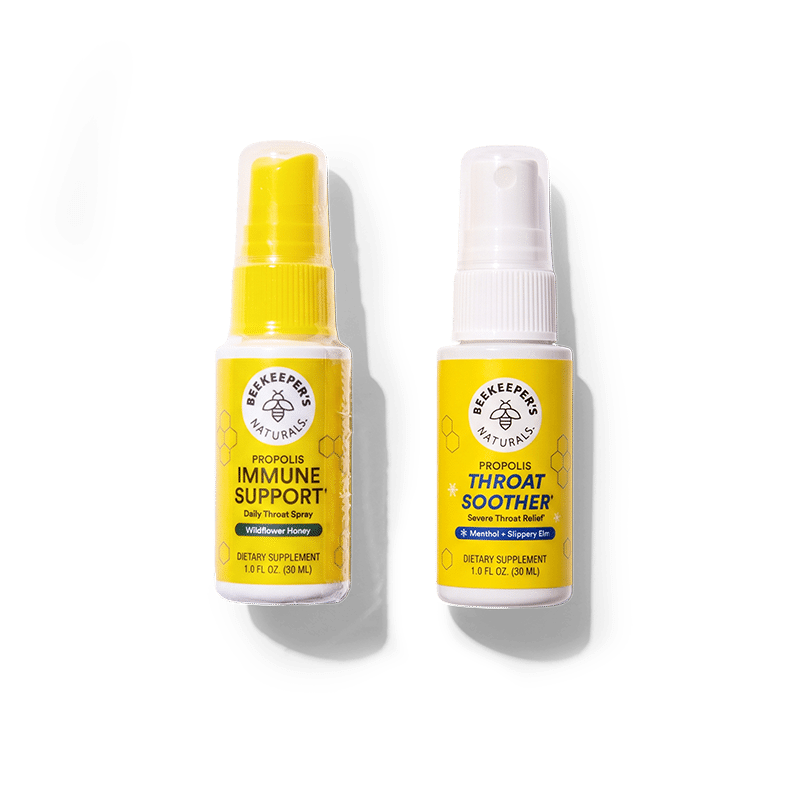 Bundle of Propolis Immune Support Spray + Propolis Throat Soother Spray