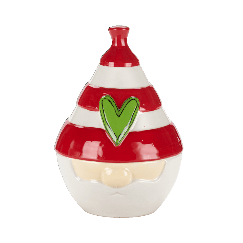 Heartful Gnome Holiday Candy Dish