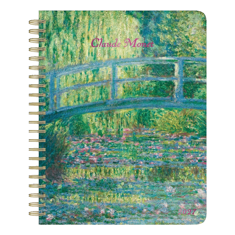 Monet, Claude 2027 Desk Planner FOIL