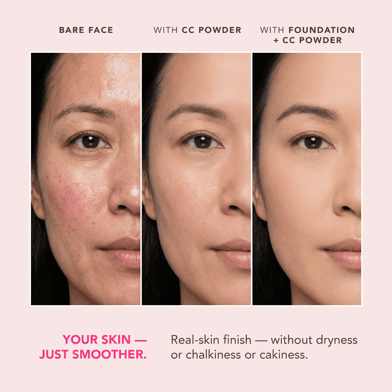 Doll Skin Blur & Smooth Talc-Free C.C. Powder with Brush