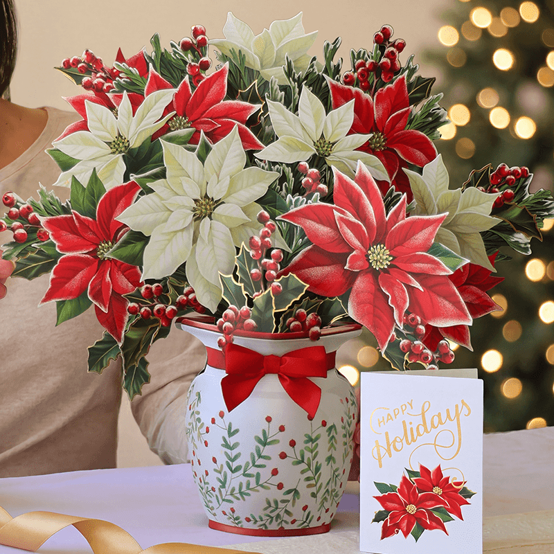 Festive Poinsettas