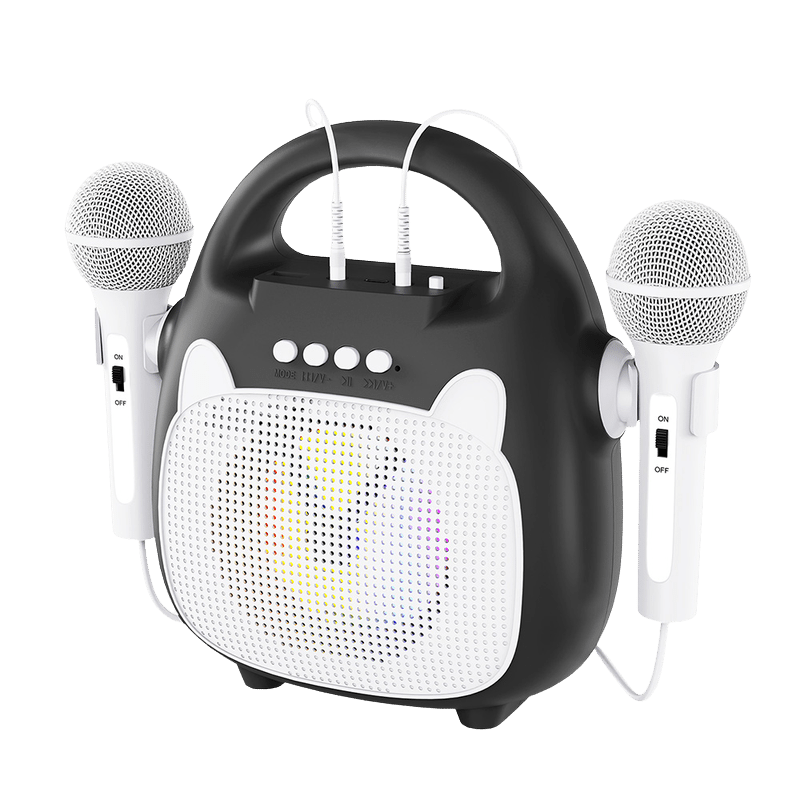 Kids Karaoke Party Speaker w/ Dual Microphone