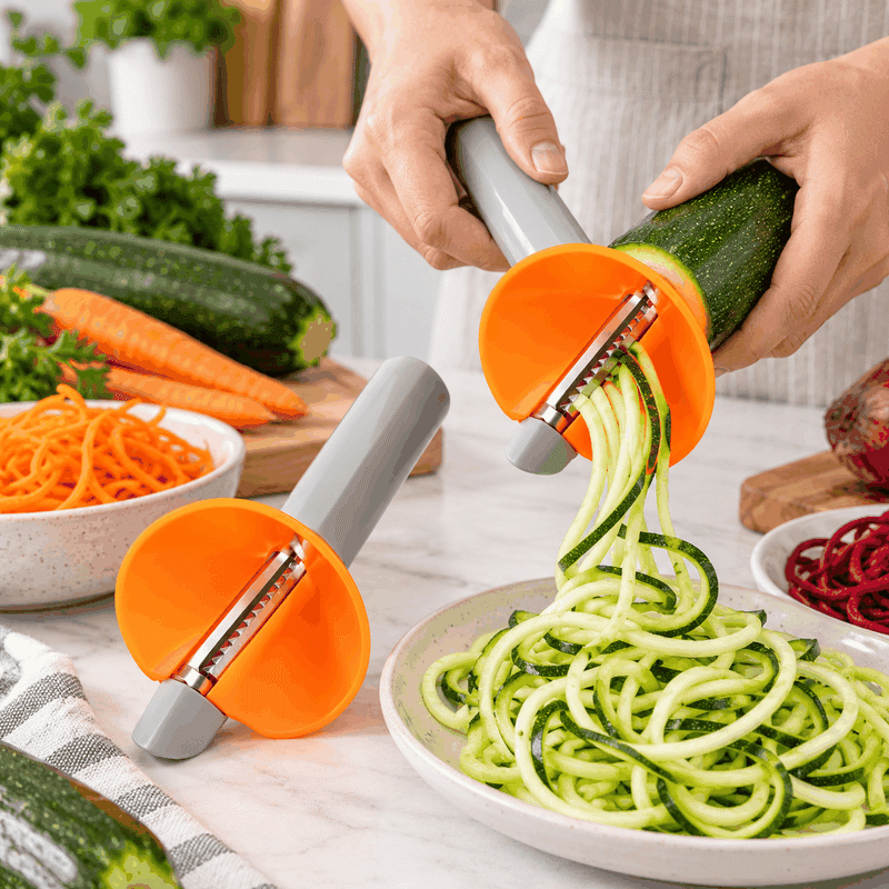 Vegetable Peeler and Spiralizer (2 Pack)