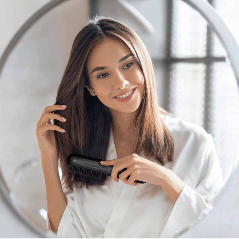 Cordless Hair Straighten Brush