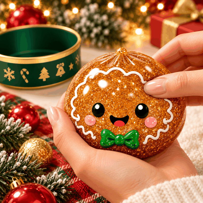 Christmas Dumpling Squishy Toy