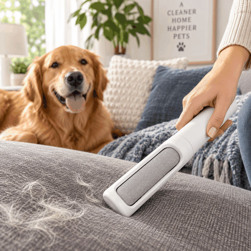 Self Cleaning Lint Removal Brush