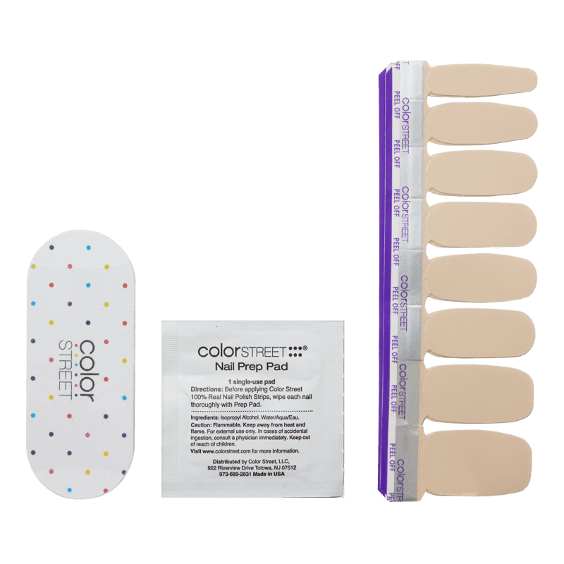 Nail Strips in Toffee Nut