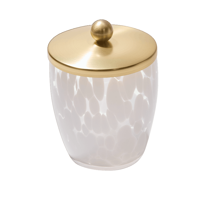 Set of 2 Hythe Glass Bath Jar w/ Lid