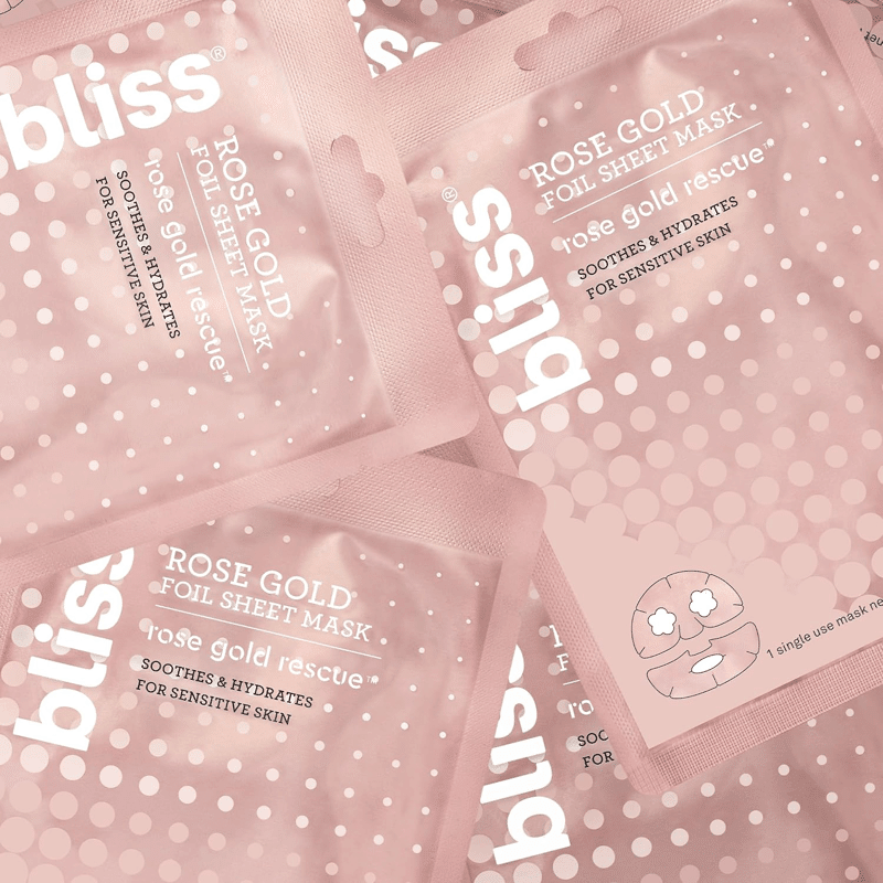 Rose Gold Rescue Soothes & Hydrates for Sensitive Skin Foil Sheet Mask