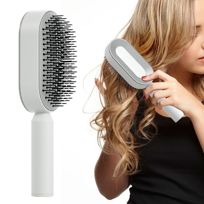 Self-Cleaning Hair Brush