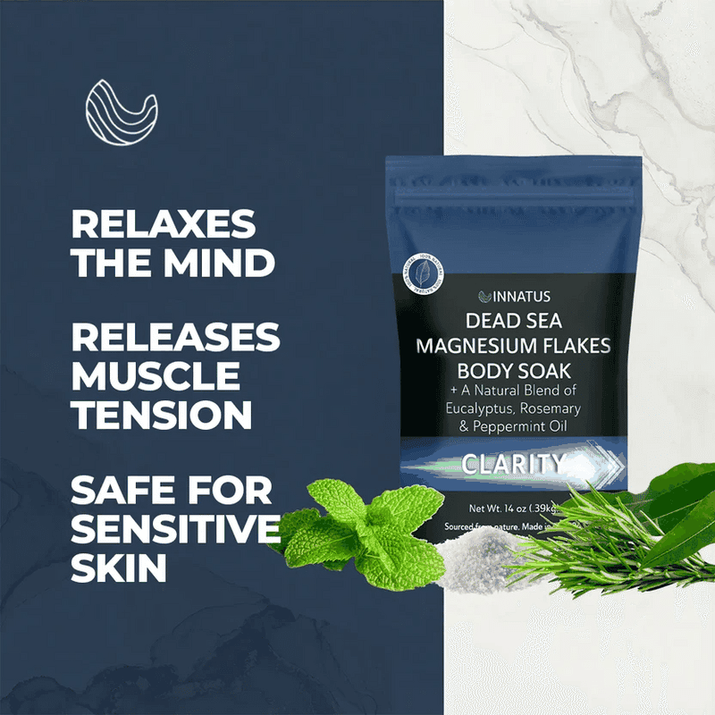 Dead Sea Bath Salt Aloe Vera and Magnesium Flakes Body Soak