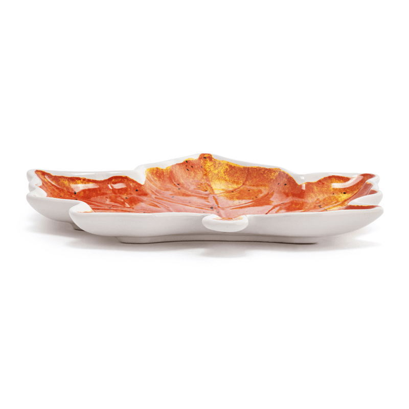 Leaf Shaped Ceramic Plate