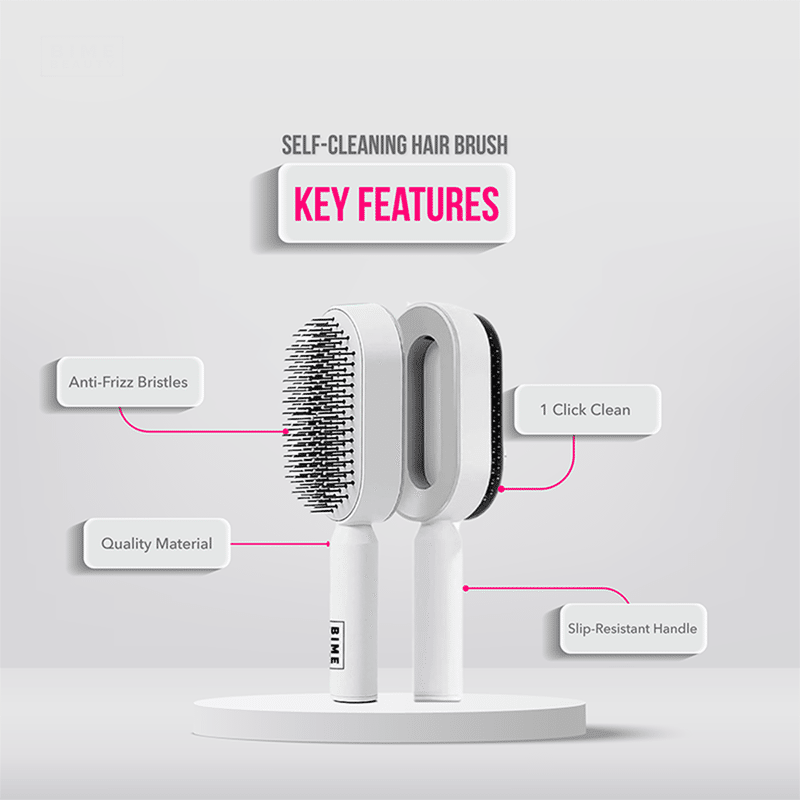Self-Cleaning Hair Brush