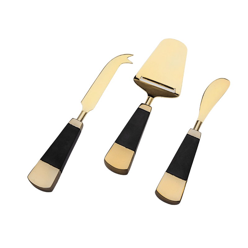 Nero D'oro Set of 3 Cheese Tools
