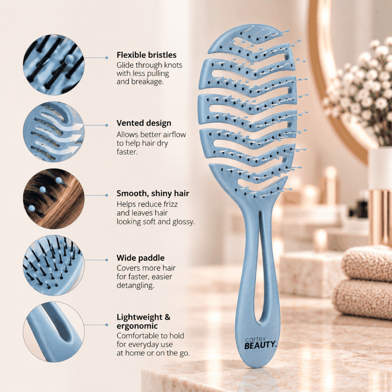3" Flex Vented Detangling Blow-Dry Brush