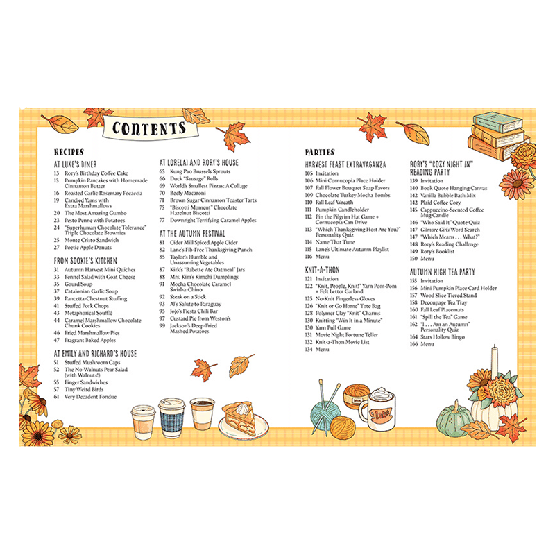 Gilmore Girls: Autumn Festival Cookbook and Entertaining Guide
