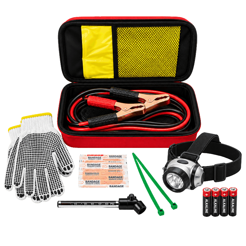 Vehicle Emergency Kit with Case