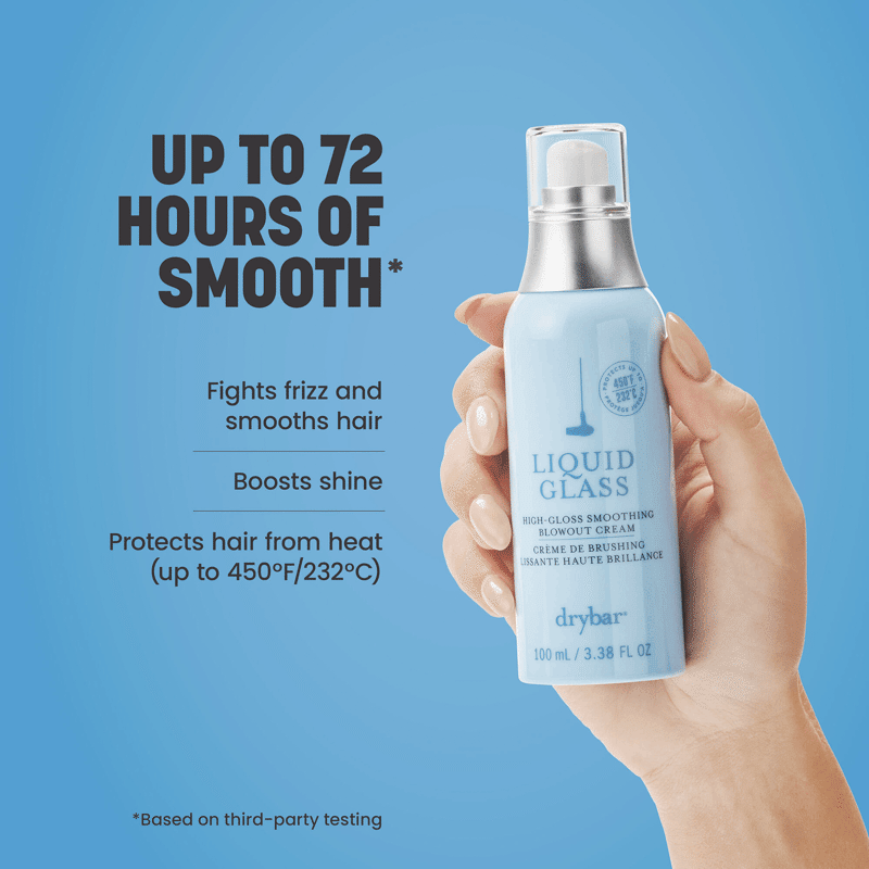 Liquid Glass High-Gloss Smoothing Blowout Cream