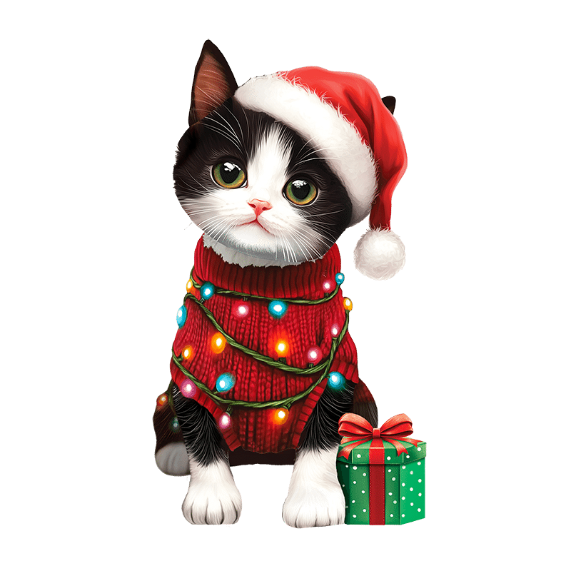 Christmas Kitten