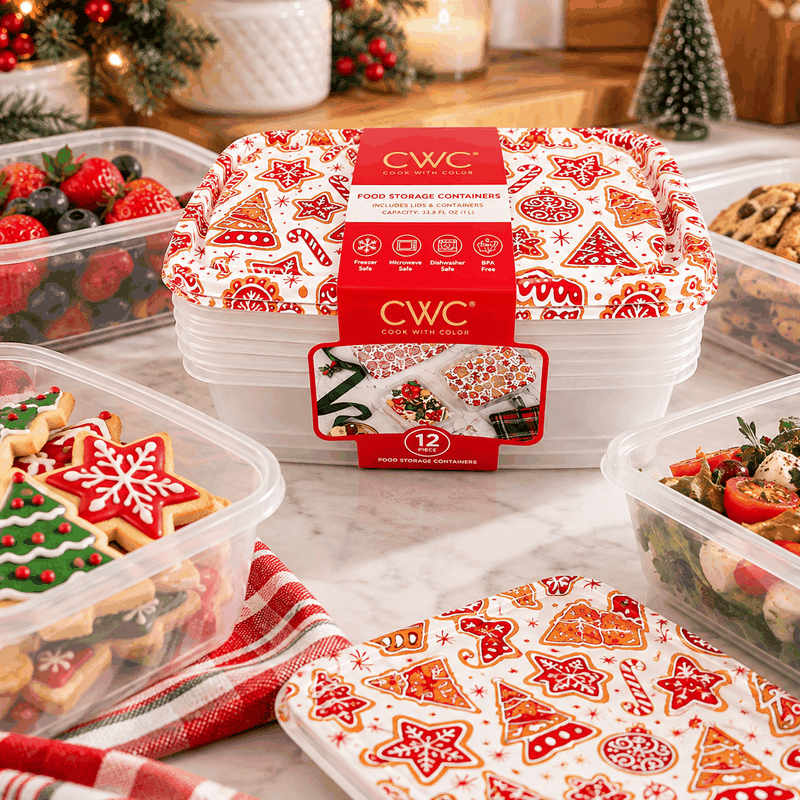 12 Piece Food Storage Containers
