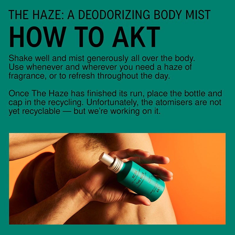 The Haze - A Deodorising Body Mist