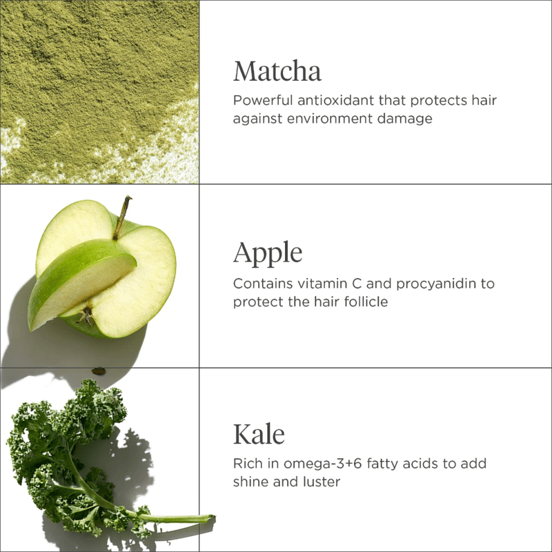 Superfoods Matcha + Apple Replenishing Shampoo + Conditioner Set