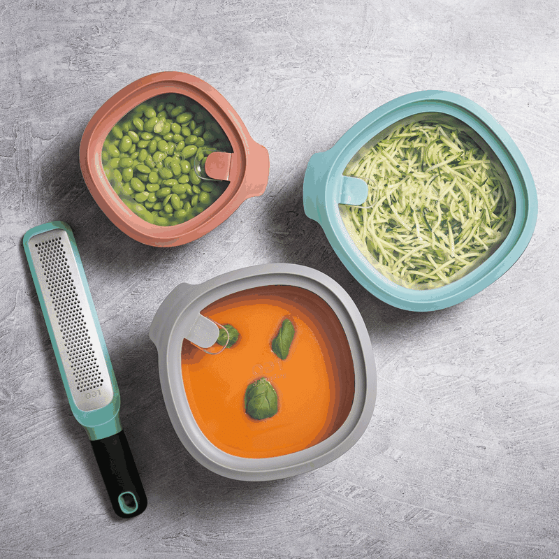 3 Piece Leo To Go Covered Bowl Set