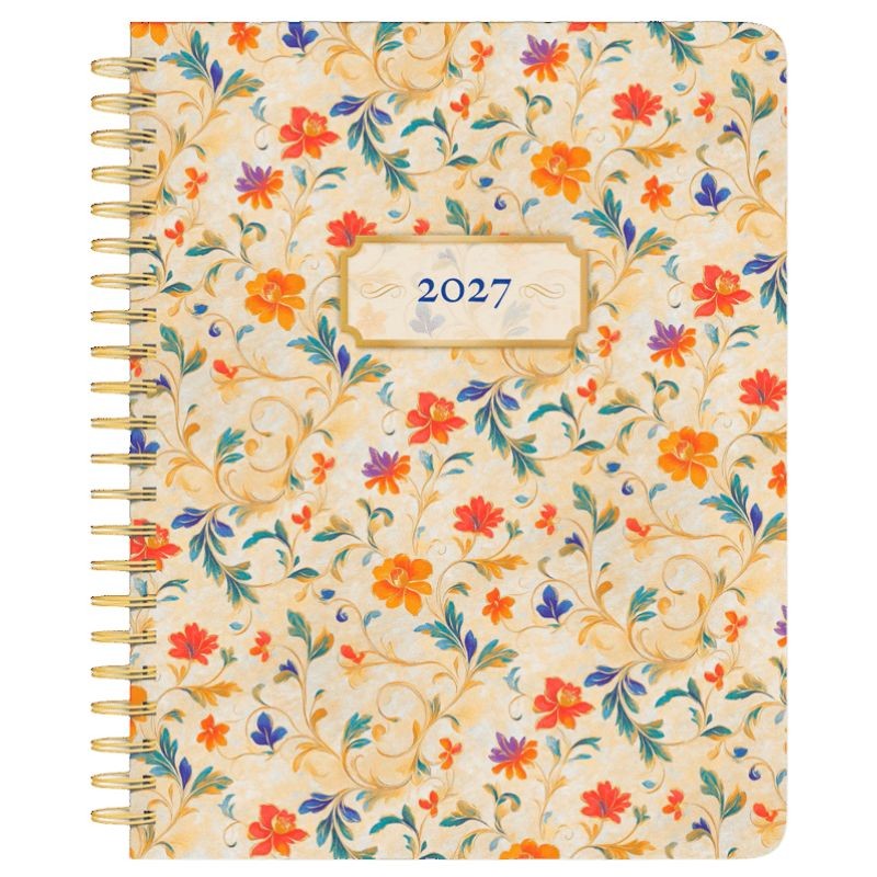 Tuscan Delight 2027 Desk Planner FOIL