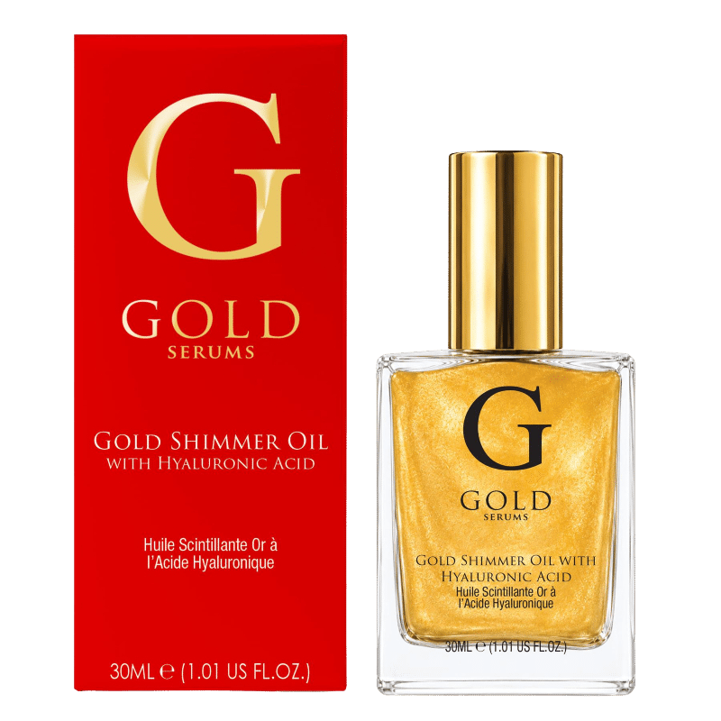 Gold Shimmer Oil with Hyaluronic Acid
