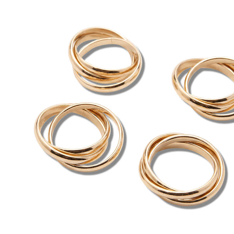 Infinity Napkin Rings Set of 4