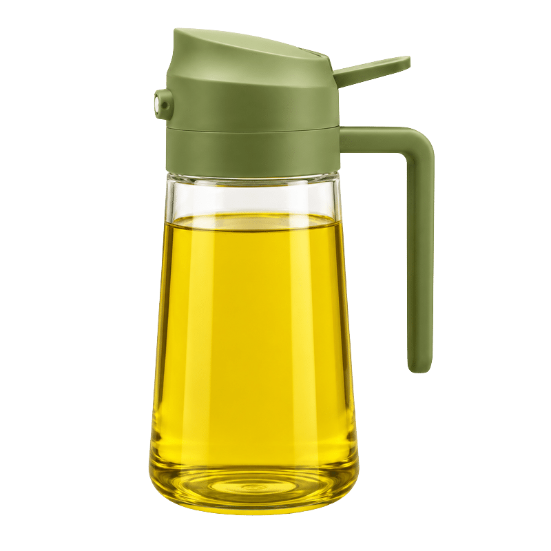 Dual Oil Dispenser and Sprayer Bottle
