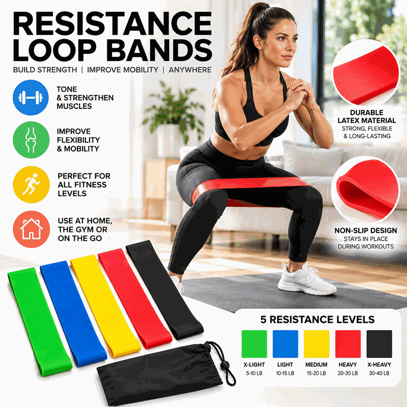 Resistance Loop Band (5 Pack)