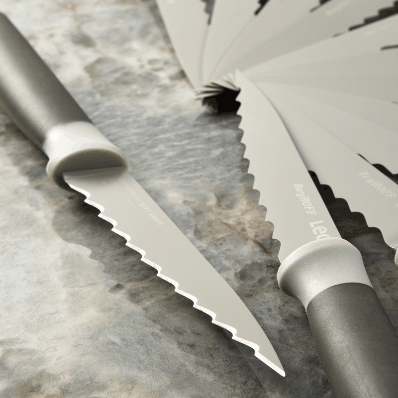 4 Piece Leo Stainless Steel Steak Knives Set