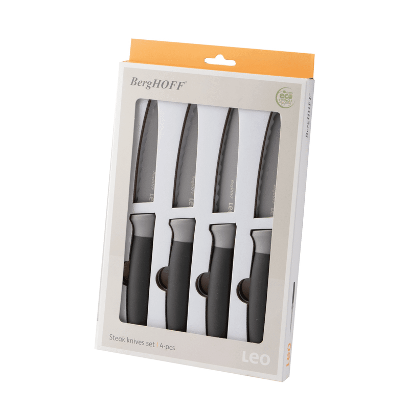 4 Piece Leo Stainless Steel Steak Knives Set