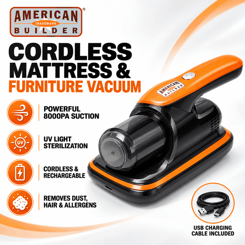 Cordless Mattress & Furniture Vacuum with UV Light