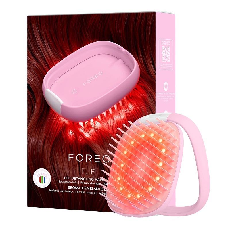 Flip LED Detangling Hairbrush
