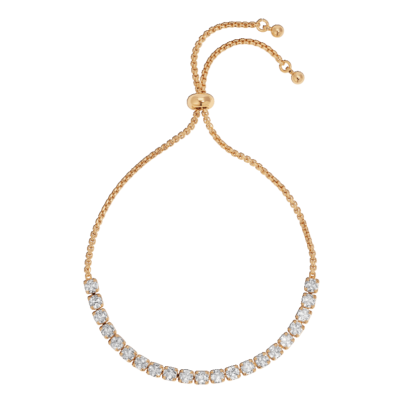 Adjustable Dainty Crystal Bracelet